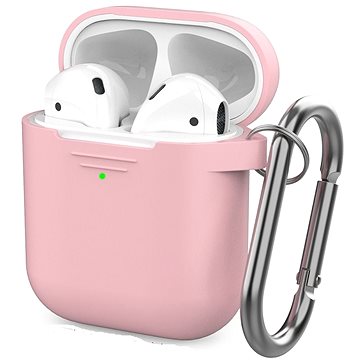 E-shop AhaStyle Hülle AirPods 1 & 2 mit LED-Anzeige rosafarben
