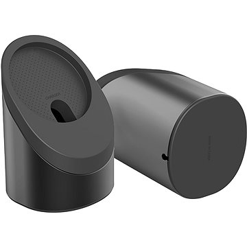 Ahastyle hliníkovo - silikonový magsafe stojánek 360° černý