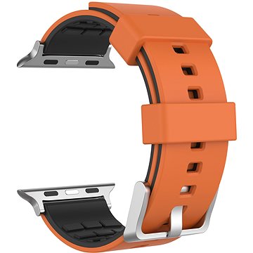 AhaStyle řemínek pro Apple Watch 38/40mm silikon, orange sky