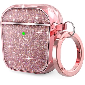 AhaStyle Glitter Protection Airpods 1&2 Case Pink