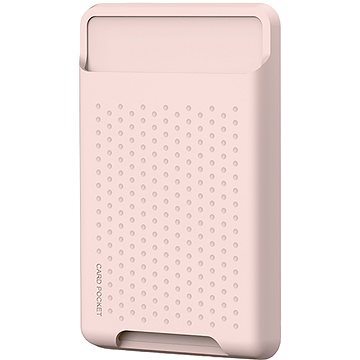 AhaStyle silikonová magsafe peněženka pro Apple iPhone růžová