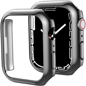 Ahastyle premium PC Matte electroplated pro Apple Watch7 41MM black 2ks