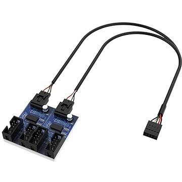 E-shop AKASA Internal 1-to-4 2.0 Splitter Hub Cable