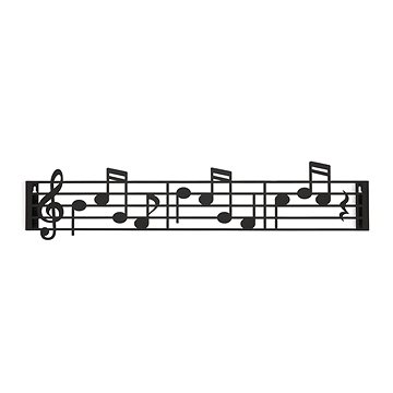 Balvi Music 27446, kov, š.44 cm, černý