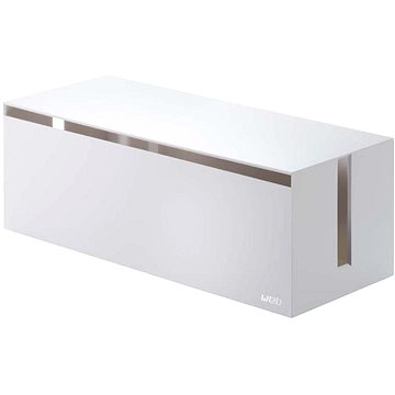 Yamazaki Box na nabíječky Web 2707, plast, š.40 cm, bílý