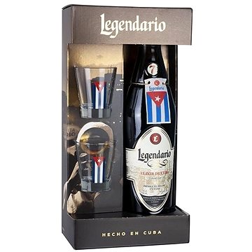 Legendario Elixir De Cuba 7Y 0,7l 34% + 2x sklo GB