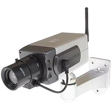 Pronett Atrapa kamery s LED interiérová XJ3324 sivá
