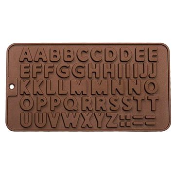 Silikonová na čokoládu písmena