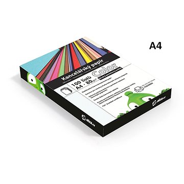 E-shop Alza Color A4 helles Pastell-Blau 80g 100 Blatt