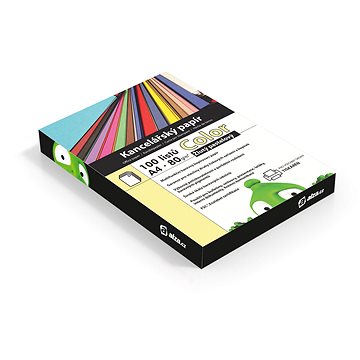 E-shop Alza Color A4 Pastell-Gelb 80g 100 Blatt