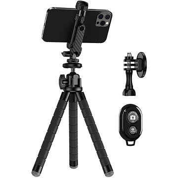 E-shop Apexel Multi-functional 360° Rotatable Vlog Clip with Octopus Tripod
