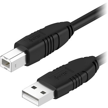 AlzaPower LinkCore USB A-B 1m černý