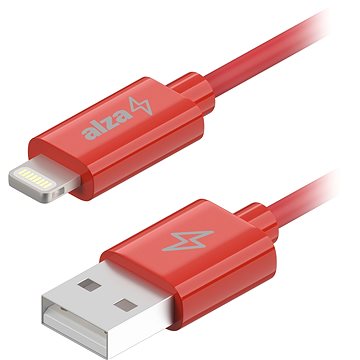 AlzaPower Core Lightning MFi (C89) 3m červený