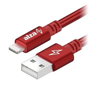 E-shop AlzaPower AluCore USB-A to Lightning MFi (C189) 0.5m - rot
