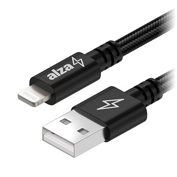 E-shop AlzaPower AluCore USB-A to Lightning MFi (C189) 3m - schwarz