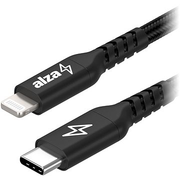 E-shop AlzaPower AluCore USB-C to Lightning MFi 0,5m schwarz