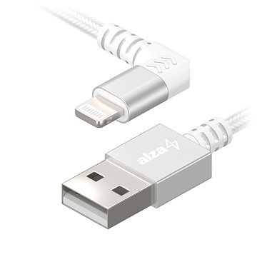 E-shop AlzaPower 90Core USB-A to Lightning MFi 1m Silber