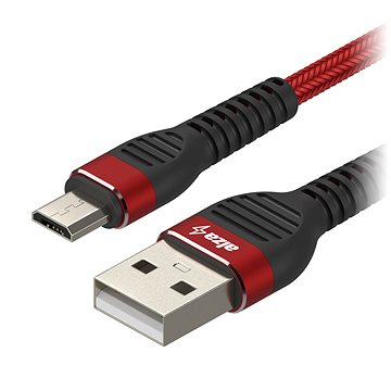 E-shop AlzaPower CompactCore USB-A to Micro USB 1m - rot