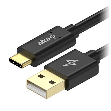 E-shop AlzaPower Core Charge USB-A to USB-C 2.0 0.1m schwarz