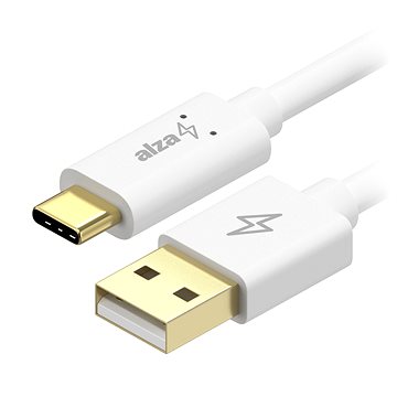 E-shop AlzaPower Core Charge USB-A to USB-C 2.0 0.13m weiss