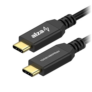 E-shop AlzaPower AluCore USB-C to USB-C 2.0 100W 1m - schwarz