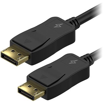 AlzaPower DisplayPort (M) na DisplayPort (M) propojovací stíněný 1.5m černý