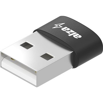 E-shop AlzaPower USB-A (M) to USB-C (F) 2.0 - schwarz