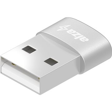 E-shop AlzaPower USB-A (M) to USB-C (F) 2.0 - weiß