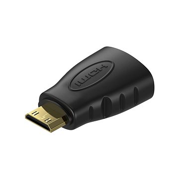 AlzaPower Mini HDMI-C (M) na HDMI (F) 0.1m
