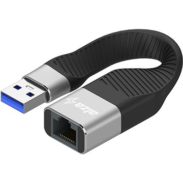 E-shop AlzaPower FlexCore USB-A (M) to RJ-45 (F) - schwarz