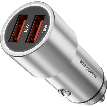 E-shop AlzaPower Car Charger X520 Fast Charge Silber
