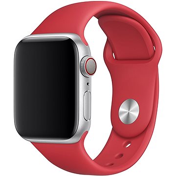 E-shop Eternico Essential für Apple Watch 42mm / 44mm / 45mm cherry red größe M-L
