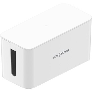 AlzaPower Cable Box Basic Small bílý