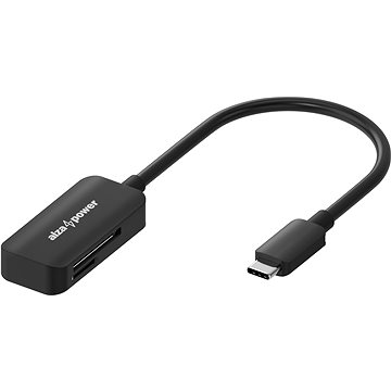 E-shop AlzaPower USB-C 3.0 Memory Card Reader schwarz