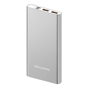 E-shop AlzaPower Metal 10000mAh Fast Charge + PD3.0 Silber