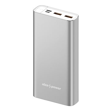 E-shop AlzaPower Metal 20000mAh Fast Charge + PD3.0 Silber