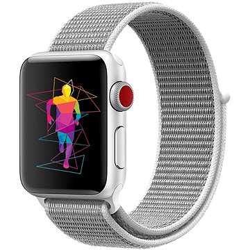 E-shop Eternico Airy für Apple Watch 42mm / 44mm / 45mm Elephant Gray and White edge