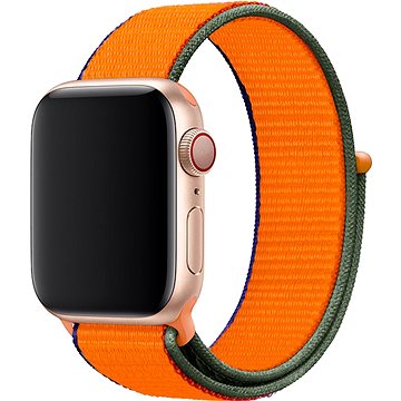 E-shop Eternico Airy für Apple Watch 42mm / 44mm / 45mm Coral Orange and Brown edge