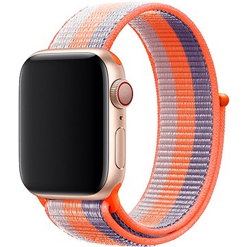 E-shop Eternico Airy für Apple Watch 38mm / 40mm / 41mm Sky Blue with Orange stripe