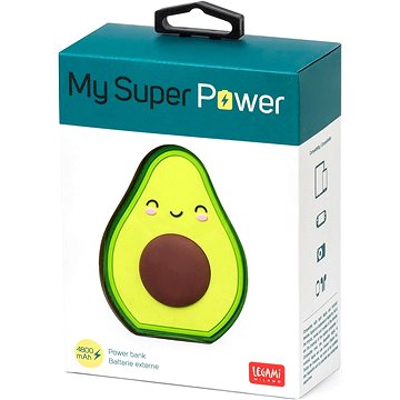 Legami My Super Power 4800 mAh - Power Bank - Avocado