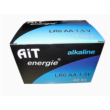 AiT baterie LR6 Alkalické, AA - krabička 48 ks