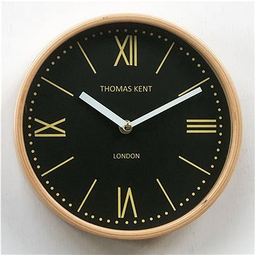Nástěnné hodiny dřevěné, průměr 22 cm