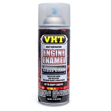 VHT Engine Enamel čirý krycí lak na motory, do teploty až 288°C