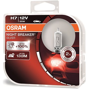 OSRAM H7 Night Breaker SILVER +100%, 2ks