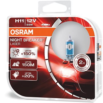 OSRAM H11 Night Breaker Laser Next Generation +150%, 2ks