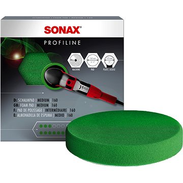 Sonax Profiline Kotouč zelený středně brusný - 160 mm