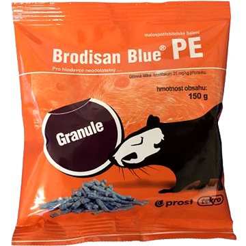 BRODISAN Rodenticid Blue PE - granule, 150g