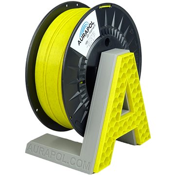 E-shop AURAPOL PLA 3D Filament gelb marmoriert 1 kg 1,75 mm