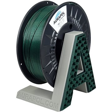 E-shop AURAPOL PLA 3D Filament Grün Metallic 1 kg 1,75 mm