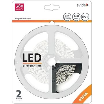 Avide Set LED pásek denní světlo se zdrojem 2m